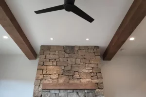 overhead fan in living room