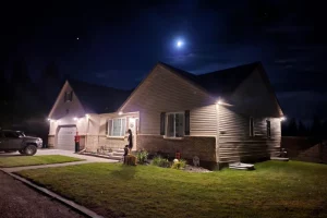 exterior lights on house